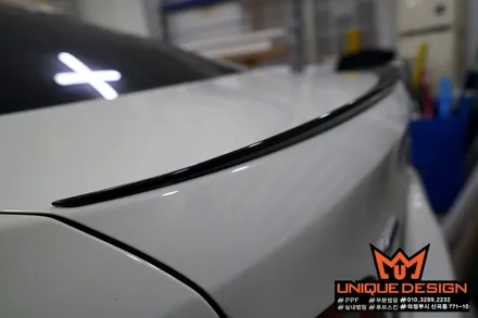 (의정부) BMW 520D 루프스킨, 스포일러, 사이드미러 랩핑, M퍼포먼스 사이드데칼, 생활보호PPF 부착 시공완료! / 의정부 신곡동
