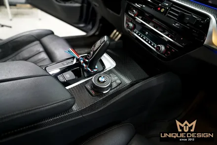 BMW G30 550D 실내랩핑, 파주 랩핑, 카스킨, 유니크디자인 / 의정부 신곡동