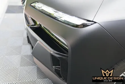 (의정부, 양주) BMW 740i 전체랩핑- PET 오토벨벳 리페어사틴블랙- / 의정부 신곡동