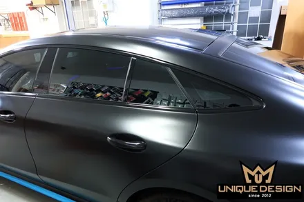 (의정부) 벤츠 GT43 AMG 전체 풀 랩핑, 사틴블랙, 유니크디자인 / 의정부 신곡동