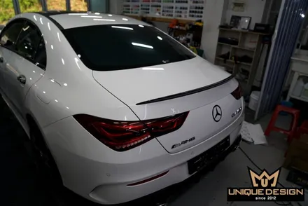 벤츠 CLA45AMG 나이트패키지 만들기! 크롬죽이기 랩핑! / 의정부 신곡동