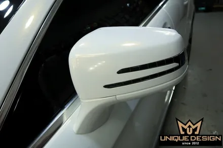 (의정부) 벤츠 CLS350 사고수리 전체 풀 랩핑, 카스킨, 3M2080 화이트골드스파클 / 의정부 신곡동