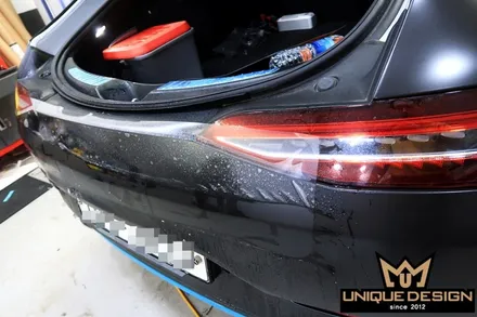 (의정부) 벤츠 GT43 AMG 전체 풀 랩핑, 사틴블랙, 유니크디자인 / 의정부 신곡동