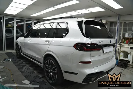 BMW X7 크롬딜리트. 고광택 필름으로 시공되었습니다. / 의정부 신곡동
