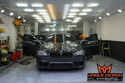 (의정부) BMW F10 M5 풀랩핑 시공기, 사틴블랙, 의정부래핑샵 / 의정부 신곡동