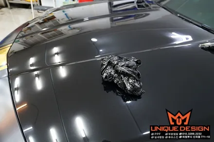 벤츠 SLK55AMG 랩핑 수리, 의정부 랩핑, 의정부카스킨, 유니크디자인 / 의정부 신곡동