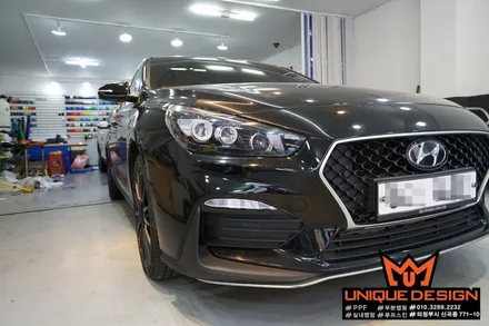 i30 페이스리프트, i30 N라인 포인트 랩핑, 의정부 랩핑, 카스킨, 유니크디자인 / 의정부 신곡동