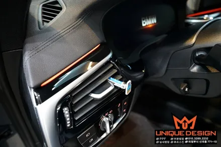 BMW 5시리즈(G30) 실내랩핑 시공기, 의정부 랩핑, 카스킨, 유니크디자인 / 의정부 신곡동