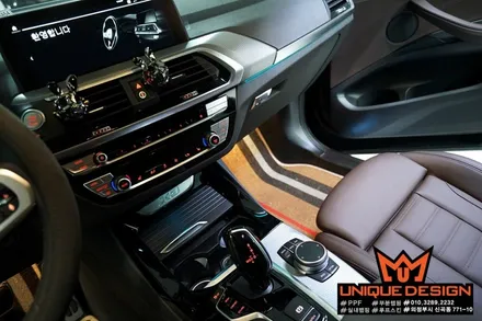 BMW(F25)X3 실내랩핑 시공기, 의정부 랩핑, 카스킨, 유니크디자인 / 의정부 신곡동