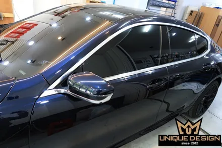 BMW 8시리즈(840i) 크롬 딜리트, 죽이기 + 리어디퓨져 카본랩핑 / 의정부 신곡동