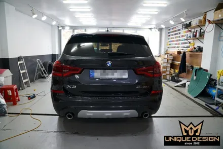 BMW X3(G01) 리어 디퓨져 랩핑 시공기, 의정부 랩핑, 카스킨, 유니크디자인 / 의정부 신곡동