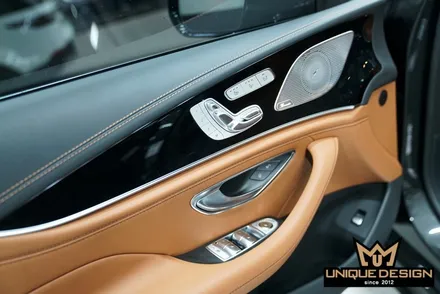 벤츠 GT43AMG 실내랩핑 시공기- 4D리얼카본패턴필름 / 의정부 신곡동