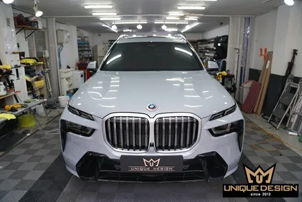 BMW X7 크롬딜리트(크롬죽이기) 고광택랩핑 시공기- / 의정부 신곡동