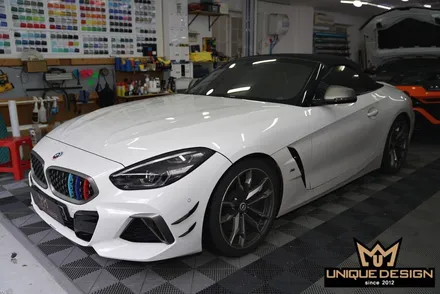 BMW Z4(G29) 전체랩핑- 비닐프로그 PET 프리즈메틱레드 / 의정부 신곡동