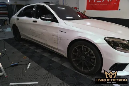 벤츠 S63AMG 전체랩핑 제거- / 의정부 신곡동