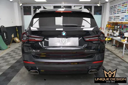 BMW X3 디퓨져 랩핑 시공기 -크롬딜리트- / 의정부 신곡동