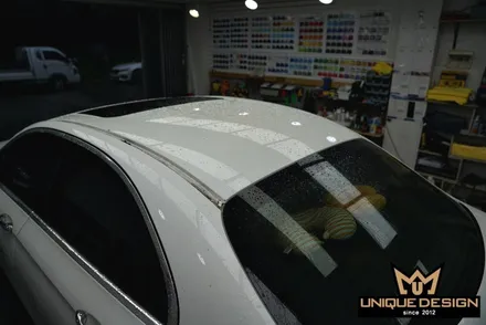 벤츠 W213 E300 고광택 루프스킨 시공기- / 의정부 신곡동