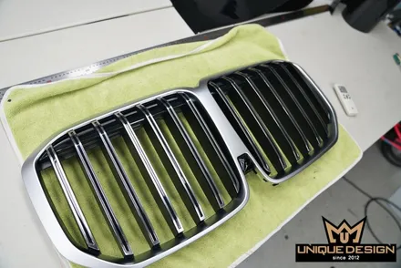 BMW X7 크롬딜리트. 고광택 필름으로 시공되었습니다. / 의정부 신곡동