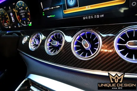 (의정부) 벤츠 GT43 AMG 전체 풀 랩핑, 사틴블랙, 유니크디자인 / 의정부 신곡동