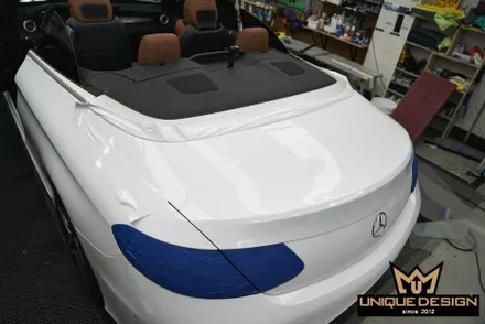 의정부 전체랩핑 전문시공점에서 벤츠 C43AMG 고광택랩핑 시공으로 순정컬러 만들기 / 의정부 신곡동