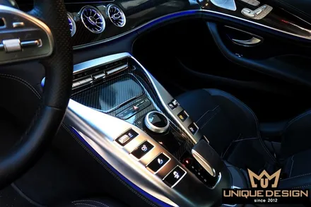(의정부) 벤츠 GT43 AMG 전체 풀 랩핑, 사틴블랙, 유니크디자인 / 의정부 신곡동