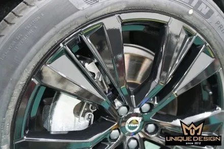 XC60 크롬죽이기, 휠랩핑. 의정부랩핑샵 유니크디자인에서 / 의정부 신곡동