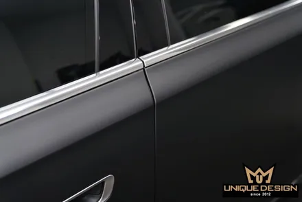 (의정부, 양주) BMW 740i 전체랩핑- PET 오토벨벳 리페어사틴블랙- / 의정부 신곡동