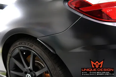 벤츠 SLK55 AMG. 사틴블랙 전체랩핑 시공기, 동영상 포함, 의정부랩핑 / 의정부 신곡동