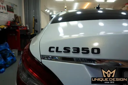 (의정부) 벤츠 CLS350 사고수리 전체 풀 랩핑, 카스킨, 3M2080 화이트골드스파클 / 의정부 신곡동