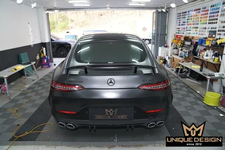 벤츠 GT43AMG 전체랩핑 + 크롬딜리트 / 의정부 신곡동