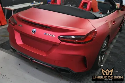 BMW Z4(G29) 전체랩핑- 비닐프로그 PET 프리즈메틱레드 / 의정부 신곡동