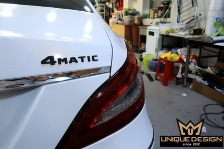 (의정부) 벤츠 CLS350 사고수리 전체 풀 랩핑, 카스킨, 3M2080 화이트골드스파클 / 의정부 신곡동