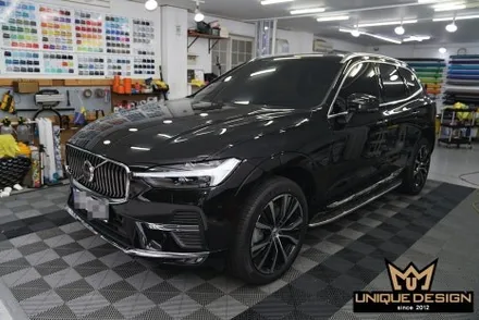XC60 크롬죽이기, 휠랩핑. 의정부랩핑샵 유니크디자인에서 / 의정부 신곡동