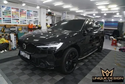 XC60 크롬죽이기, 휠랩핑. 의정부랩핑샵 유니크디자인에서 / 의정부 신곡동