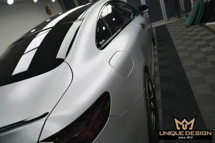 E53AMG 쿠페 전체랩핑 시공으로 무광실버로 변경완료! / 의정부 신곡동