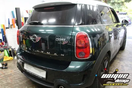 미니 컨트리맨 부분랩핑으로 포인트주기! (의정부 카스킨,랩핑샵, 유니크디자인) / 의정부 신곡동