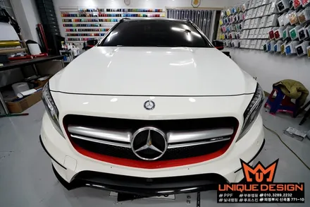 포인트 랩핑, 벤츠 GLA45AMG, 의정부 랩핑, 카스킨, 유니크디자인 / 의정부 신곡동
