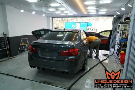 (의정부) BMW F10 M5 풀랩핑 시공기, 사틴블랙, 의정부래핑샵 / 의정부 신곡동
