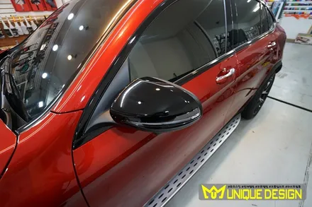 (의정부) 벤츠 GLC43AMG 사이드미러, 스포일러 랩핑, 3M2080 유광블랙, 유니크디자인 / 의정부 신곡동