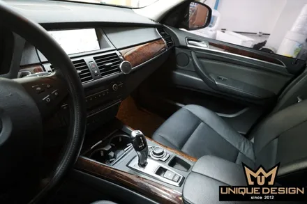 BMW X5 (e70) 실내랩핑, 4D리얼카본, 의정부 랩핑, 카스킨, 유니크디자인 / 의정부 신곡동