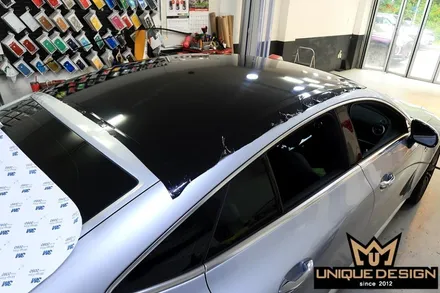 (의정부) 벤츠 GT43 AMG 전체 풀 랩핑, 사틴블랙, 유니크디자인 / 의정부 신곡동
