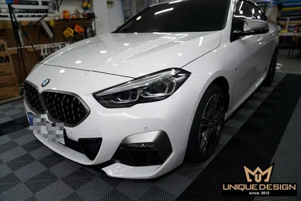 BMW 220i(F44) 에어벤트, 사이드미러, 스포일러 랩핑 시공기- / 의정부 신곡동