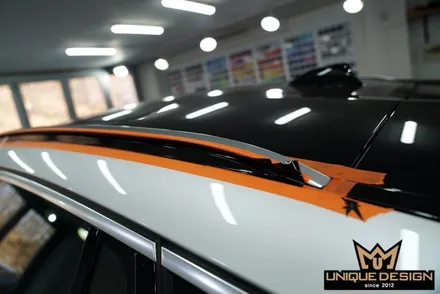 BMW X6 크롬죽이기, 루프렉 랩핑 시공기 / 의정부 신곡동