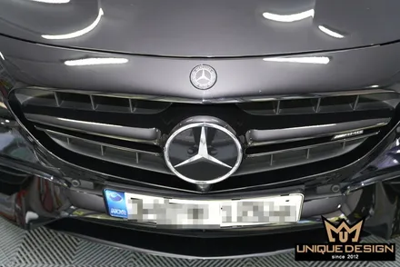 (의정부) E63AMG 크롬죽이기, 그릴랩핑 PET고광택랩핑 / 의정부 신곡동