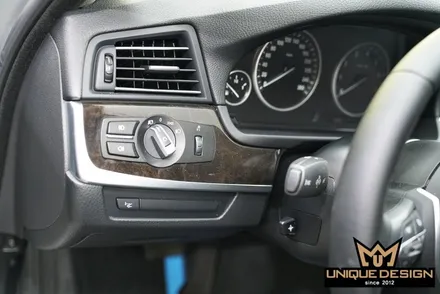 BMW F10 5시리즈 실내랩핑- 티타늄브러쉬 / 의정부 신곡동