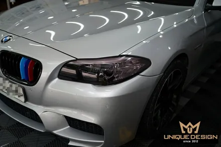 BMW 520d 라이트필름 부착, 테일램프톤다운 시공기- / 의정부 신곡동