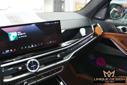 BMW X7 실내랩핑 - 무광카본으로 하이그로시 커버하기- / 의정부 신곡동