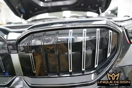 BMW G60 5시리즈 그릴랩핑- 고광택으로 랩핑하여 아이코닉글로우 살리기 / 의정부 신곡동