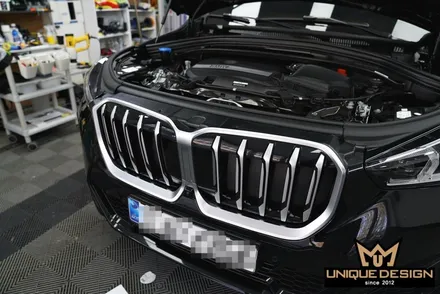 BMW X1 크롬딜리트, 키드니그릴 랩핑 완료! / 의정부 신곡동