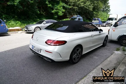 벤츠 C200(W205) 까브리올레 전체랩핑 시공기- / 의정부 신곡동
